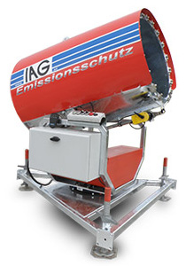 Emissionsschutz mit Staubbindemaschine IAG ESM70 Niederdruck 